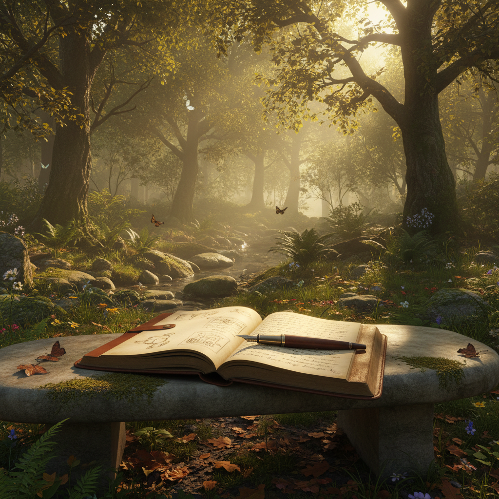 Journaling in nature for integration